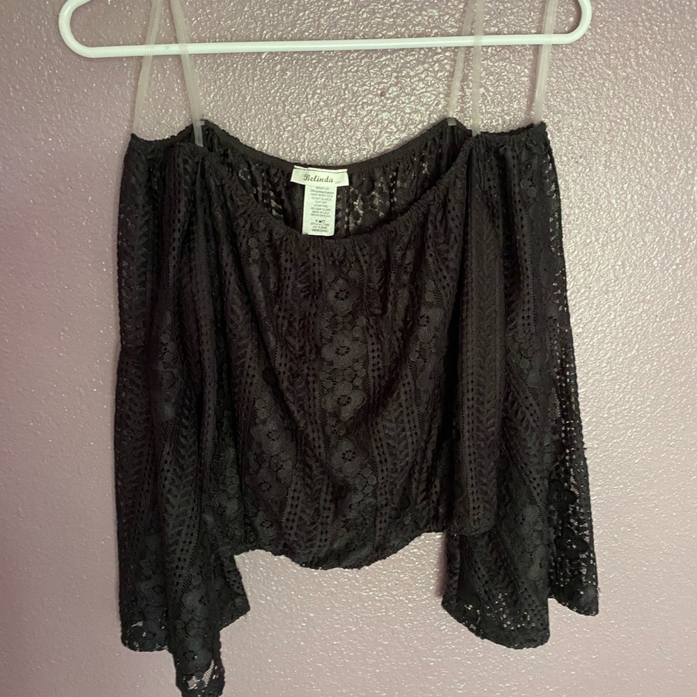 Black off the shoulder